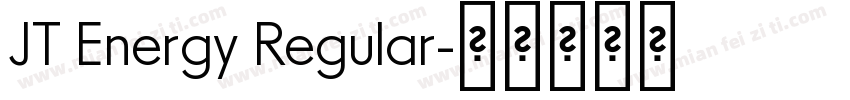 JT Energy Regular字体转换